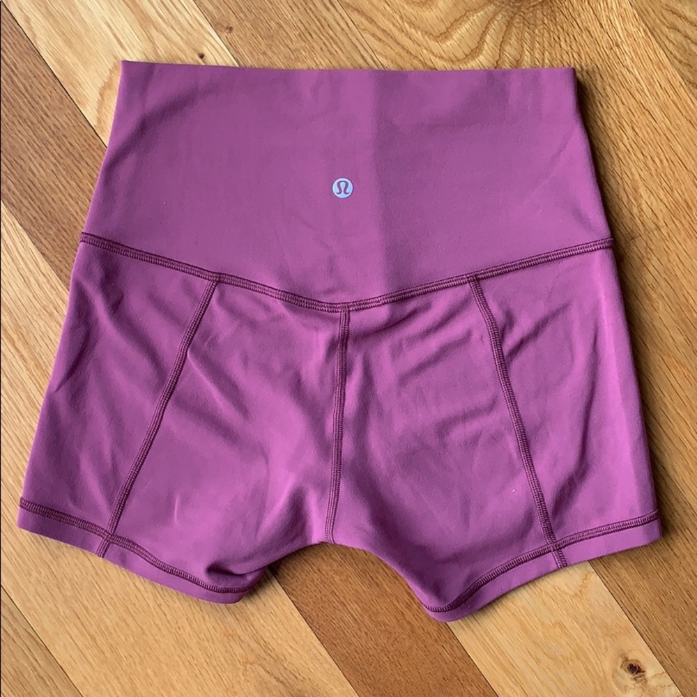 Lululemon Align Pink Bike Shorts/Spandex